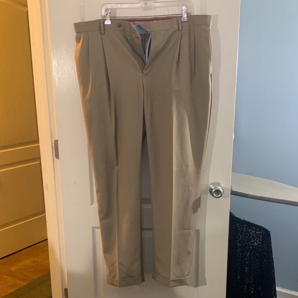 Louis Raphael Khaki Dress Trousers